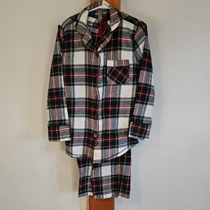 Flannel Plaid Pajama Set